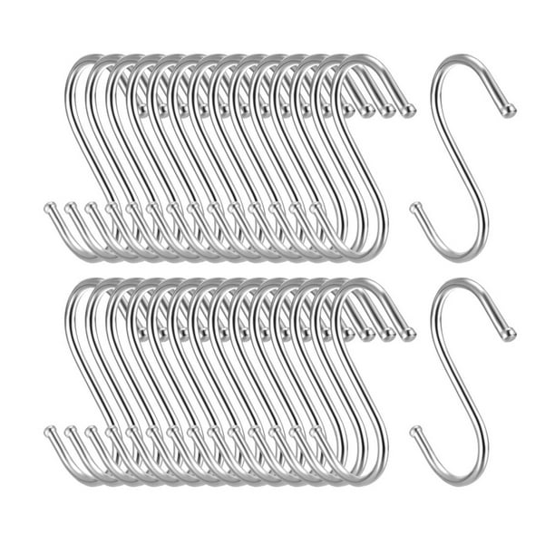 uxcell Metal S Hooks 2.6 S Shaped Hook Hangers for Kitchen Bathroom Bedroom Storage Room Office Outdoor Multiple Uses 8pcs uxcell Metal S Hooks 2.6 S Shaped Hook Hangers for Kitchen Bathroom Bedroom Storage Room Office Outdoor Multiple Uses 8pcs
